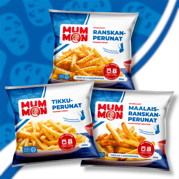 Mummon tikku- ja ranskanperunat